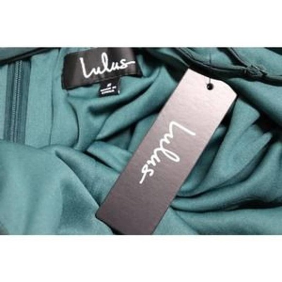 Sold👗LULUS Mythical Kind of Love Dark Green Maxi - Picture 8 of 10